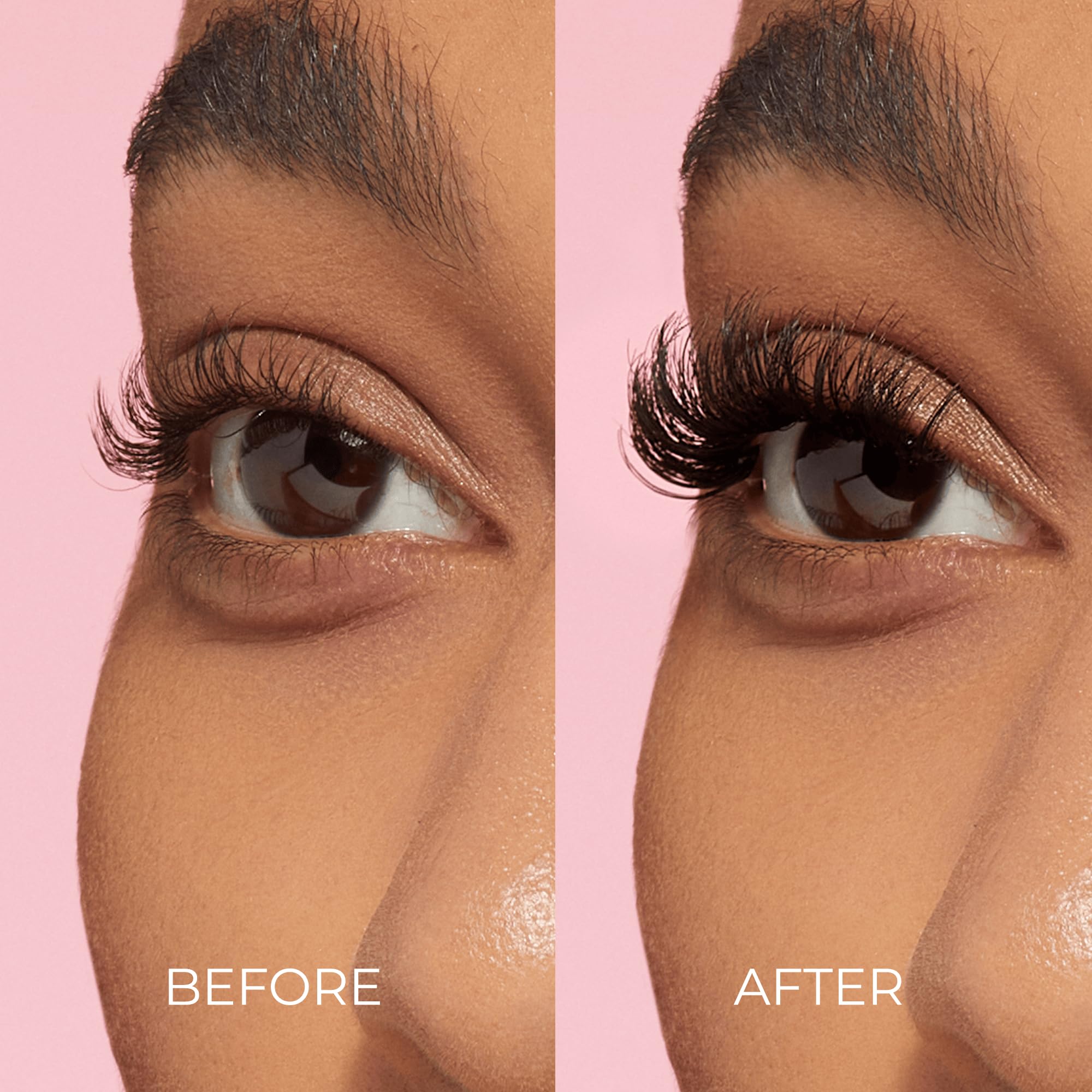 imPRESS KISS falsies invisible band showing seamless lash line