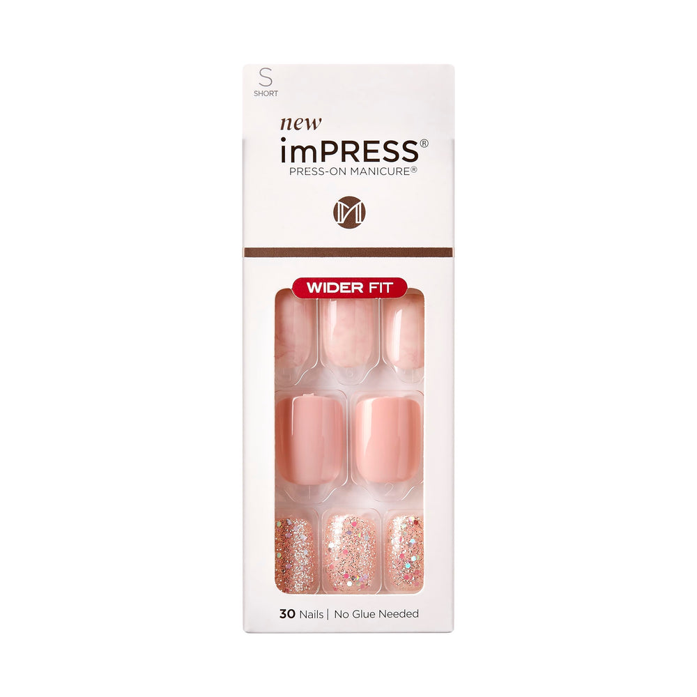 uñas adhesivas imPRESS kit de 30 piezas para manicura rápida