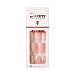 uñas adhesivas imPRESS kit de 30 piezas para manicura rápida