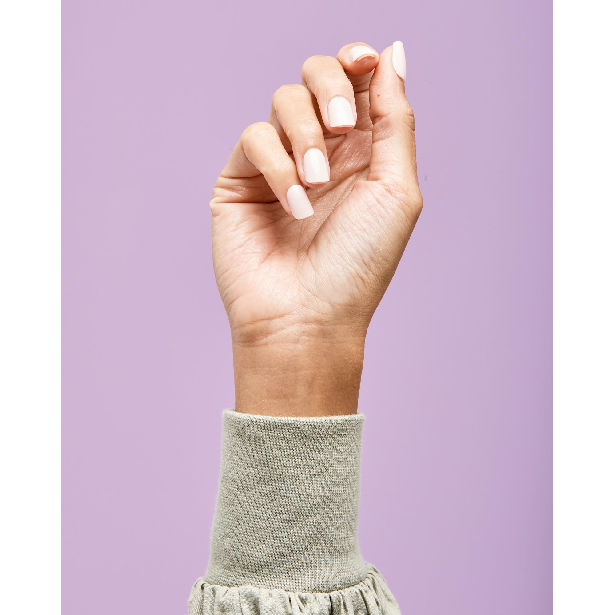 imPRESS Peevish Pink nails and mini file for shaping and prep.