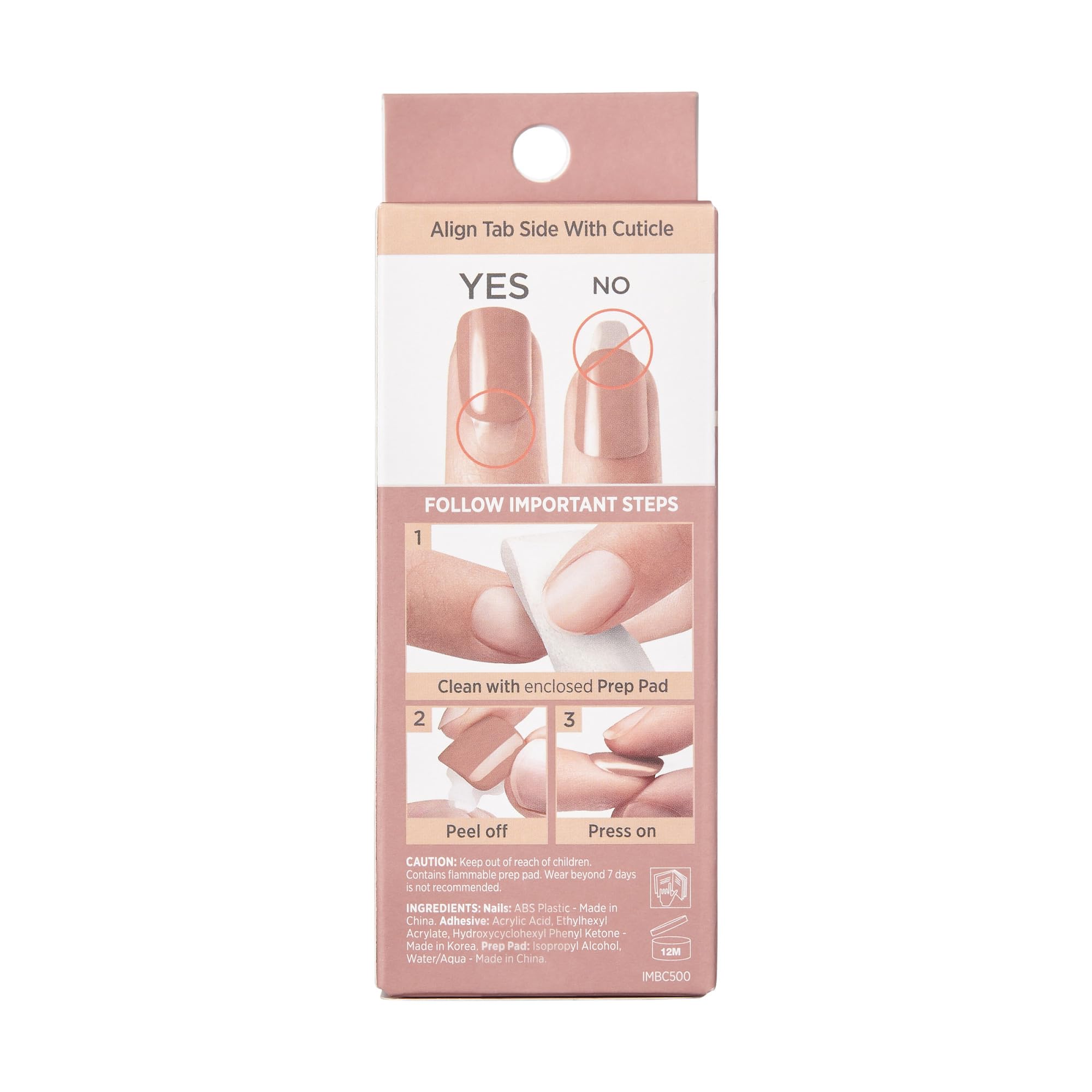 ImPRESS retirada fácil sin dañar las uñas naturales.