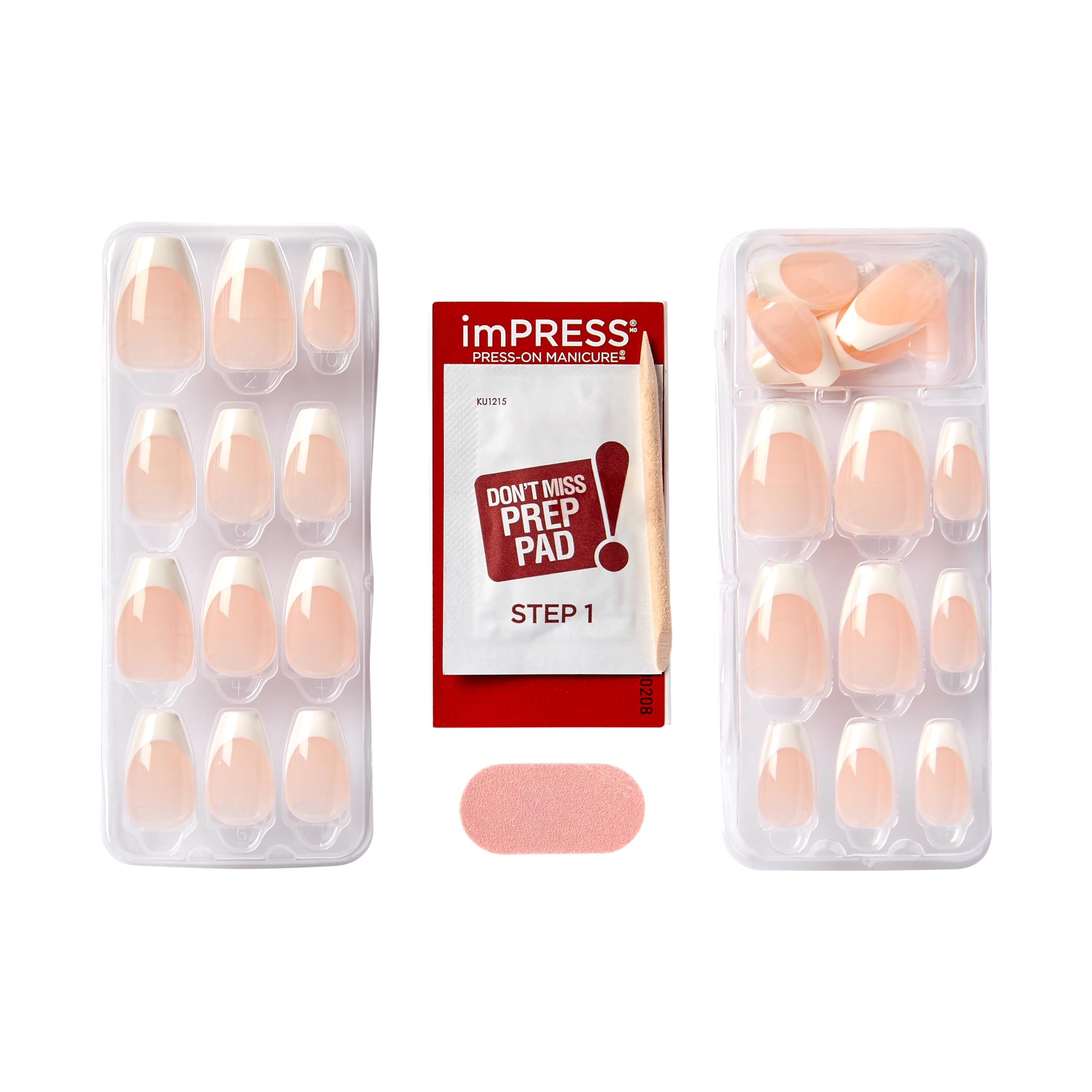 imPRESS reverse dual injection technology creates durable, natural-looking tips