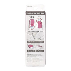 imPRESS solid color nails with glossy finish, no polish required