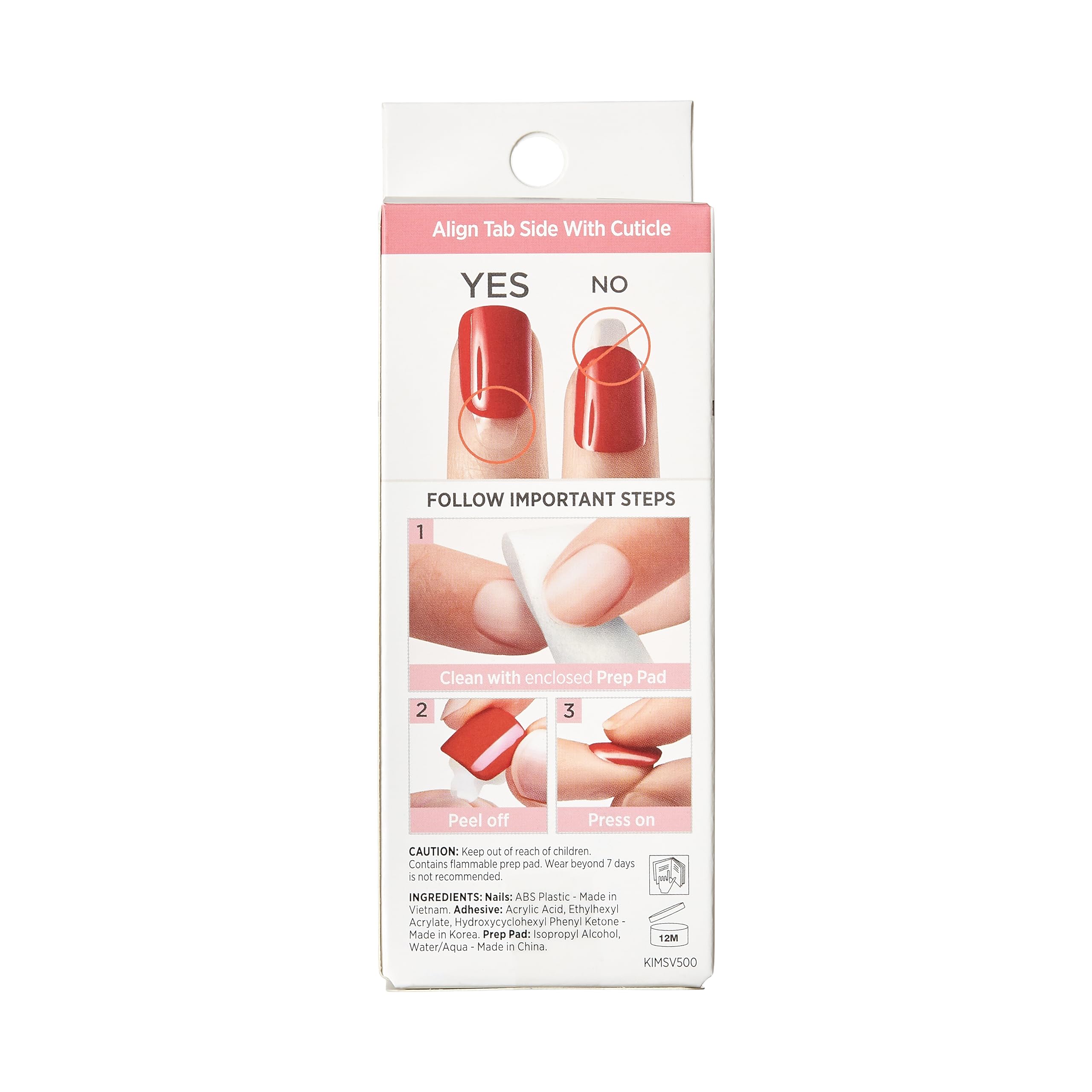 imPRESS Super Hold adhesive bottle highlights secure, long-lasting wear.