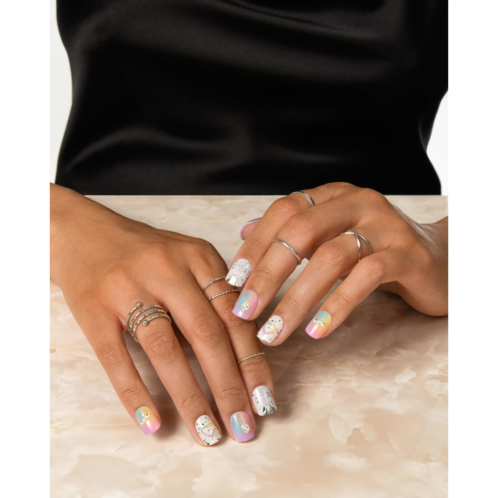 Kit completo imPRESS Sweet Life para manicura de salón en casa.