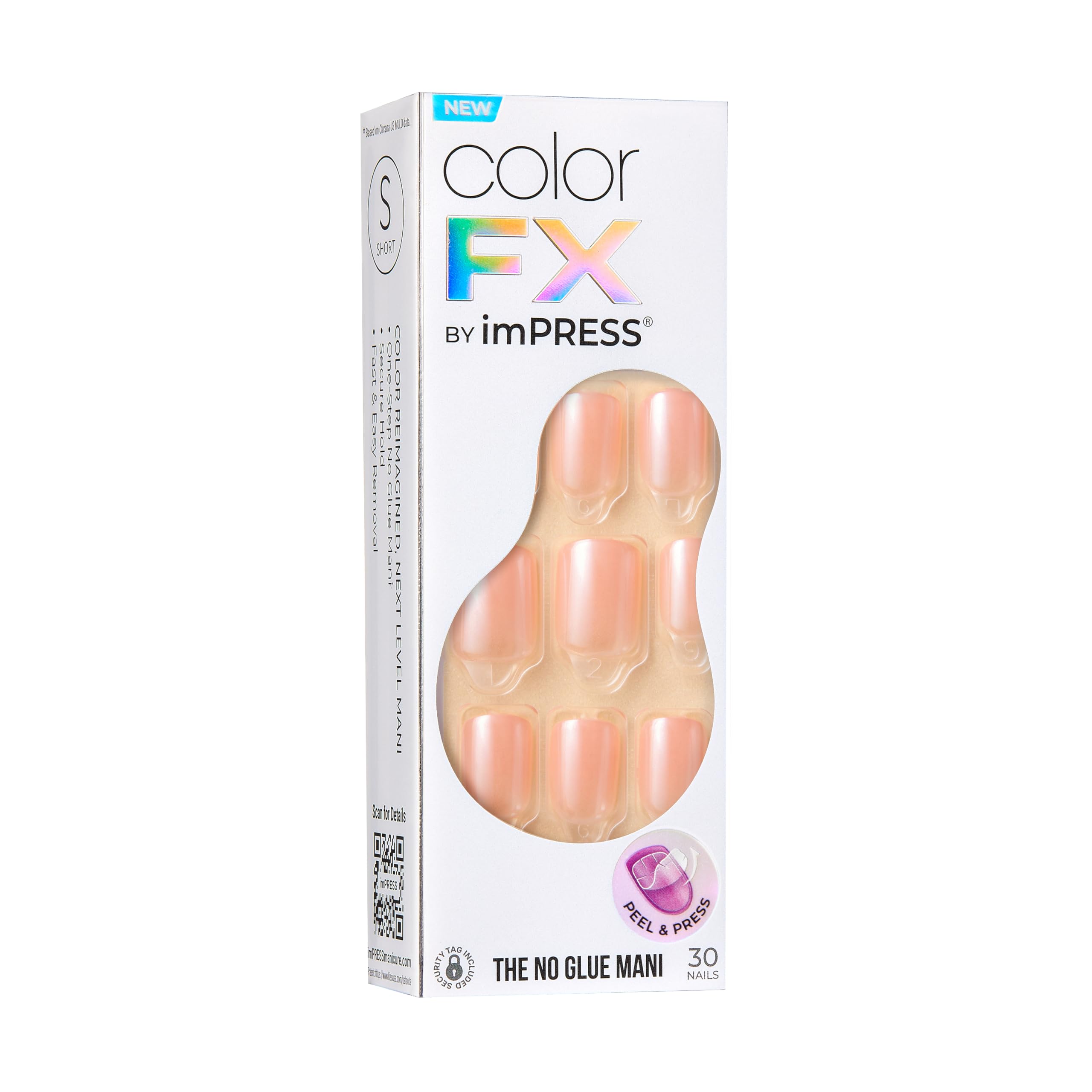 imPRESS The Weekends Color FX nails ready-to-wear for home salon