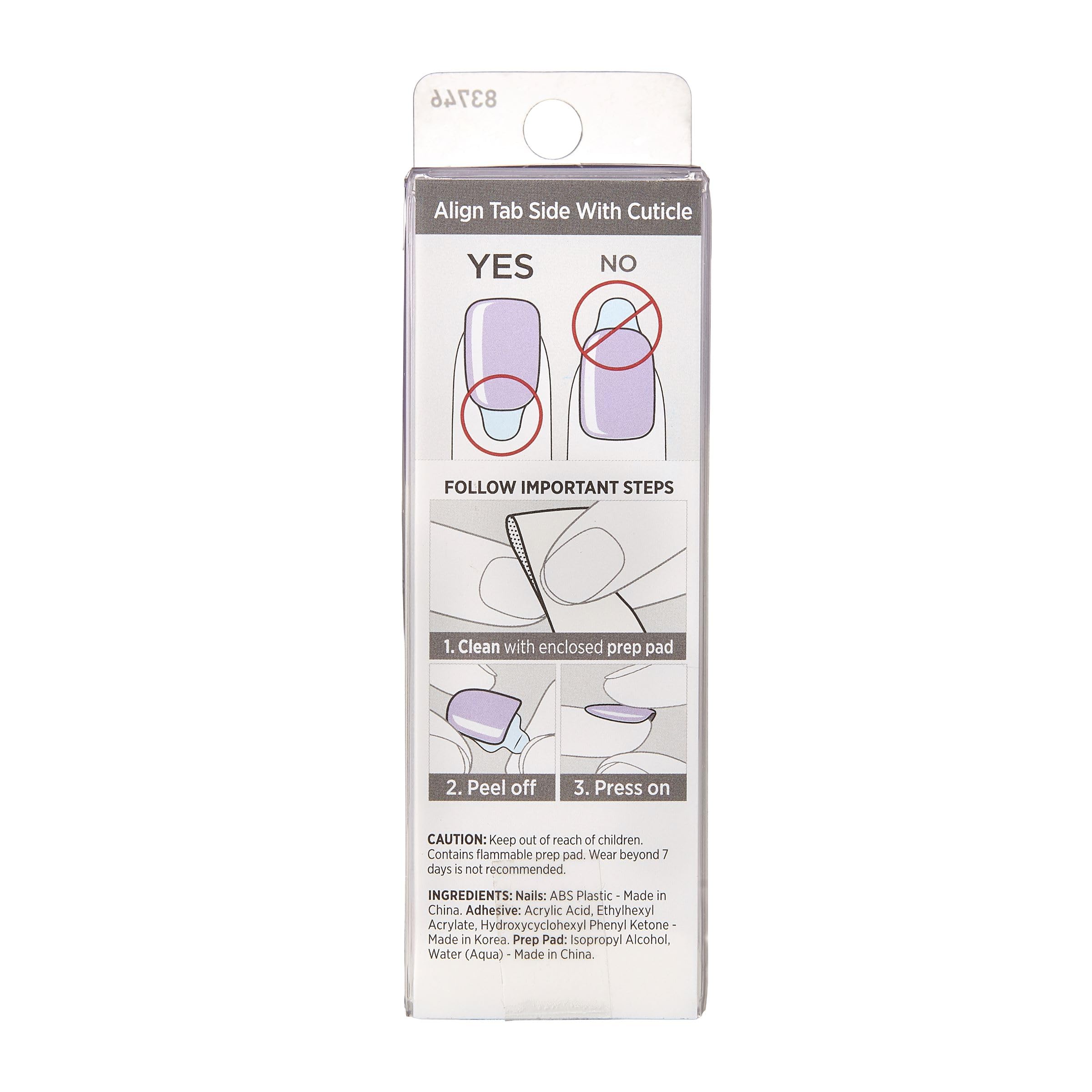 unas color sólido imPRESS listas para aplicar sin esmalte