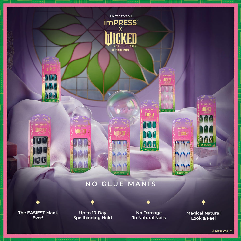 Diseños estrellas y lunas de imPRESS Wicked para estilo único