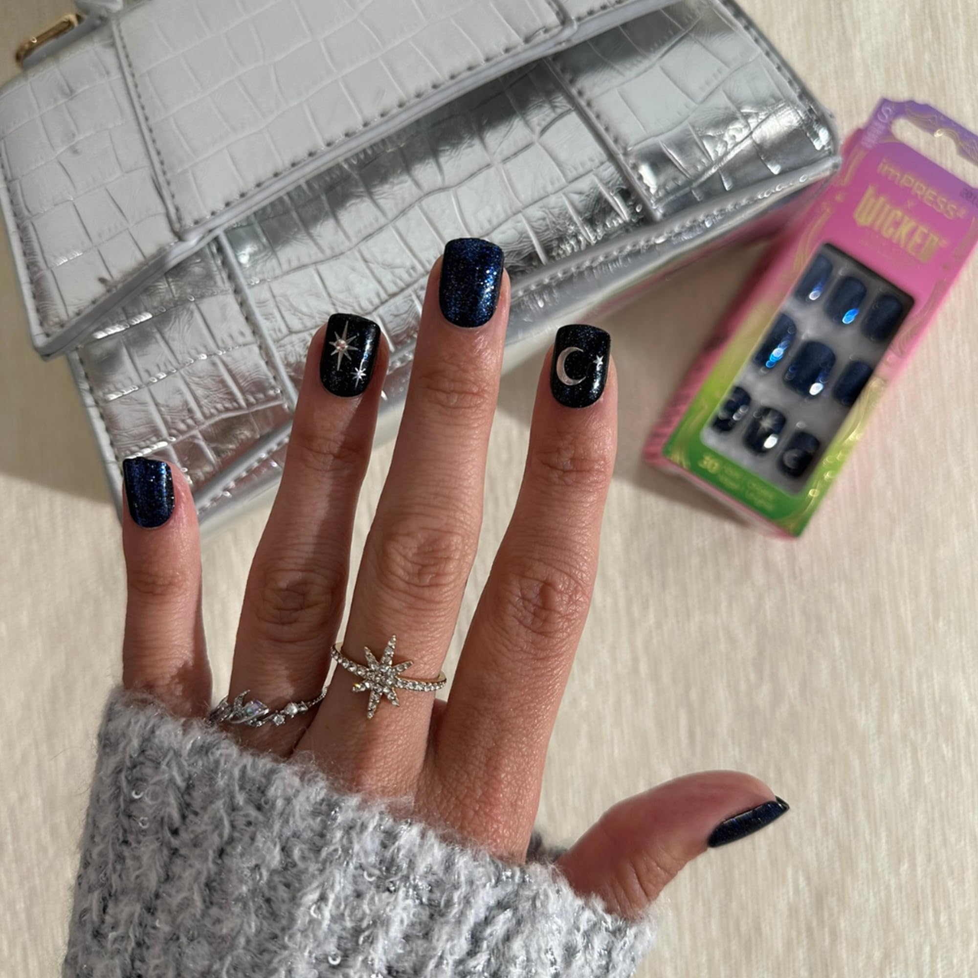 Kit completo de uñas imPRESS Wicked para manicura en casa