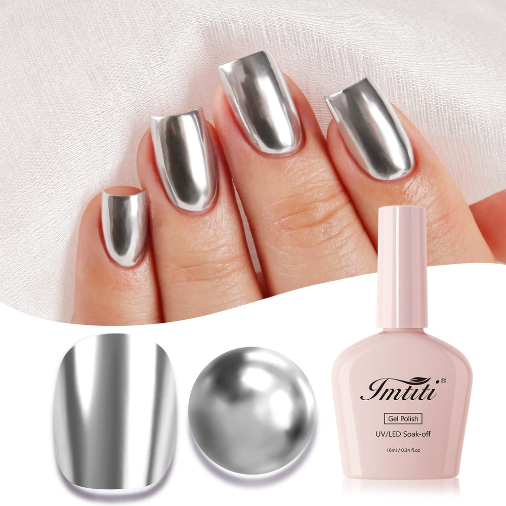 Imtiti gel polish applicator demonstrates smooth, even coverage.