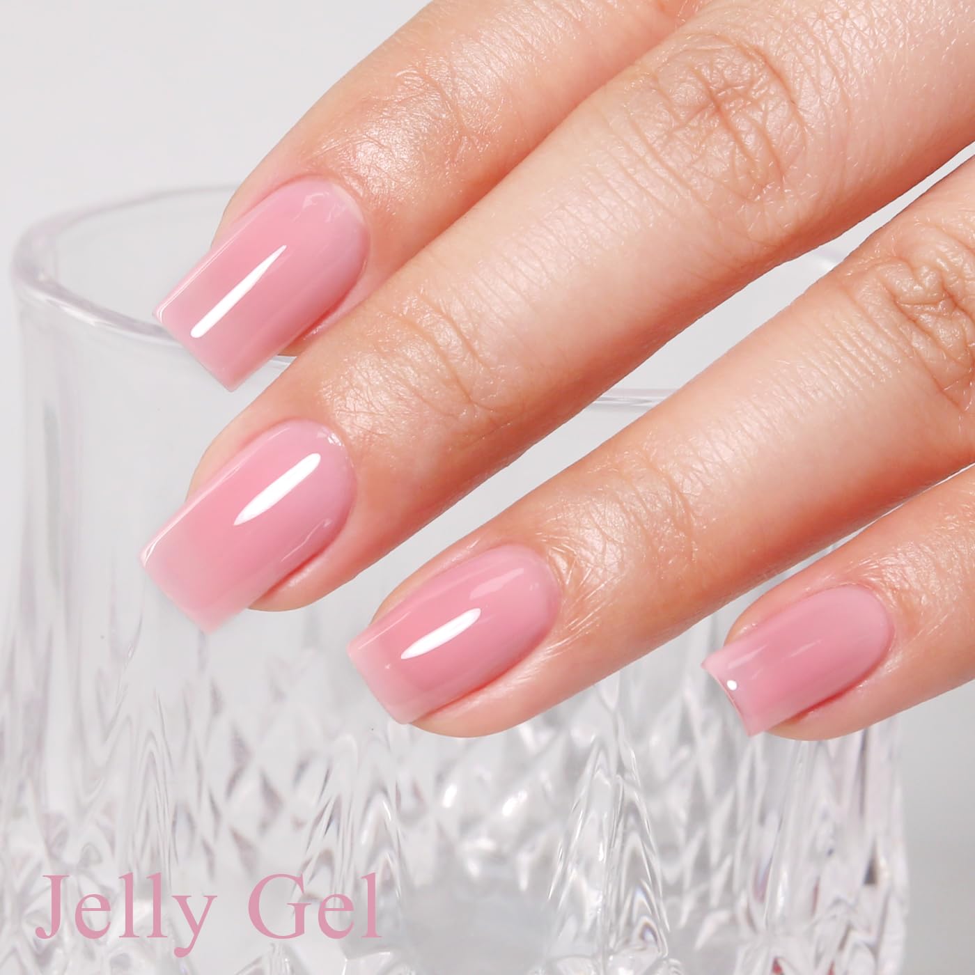 Imtiti Jelly Gel Nail Polish high gloss finish delivers chic shine and durability.