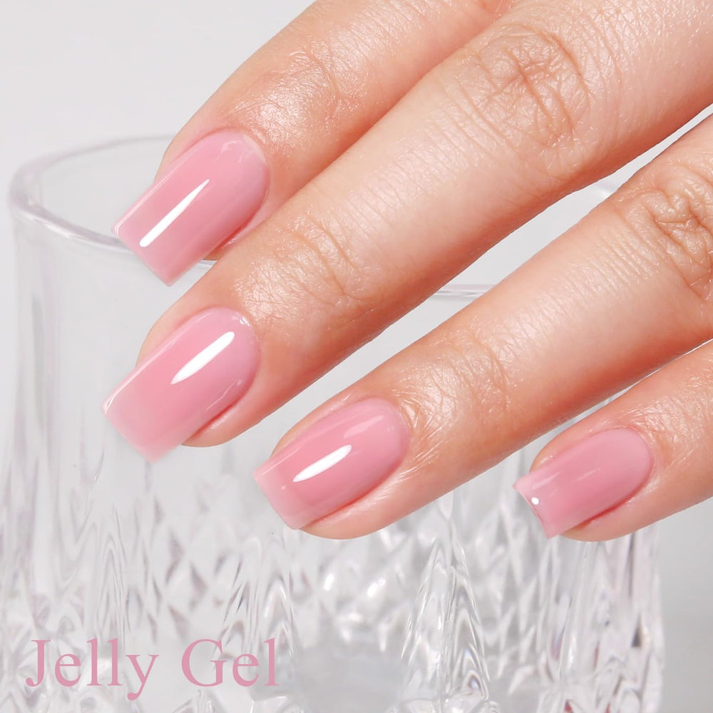 Imtiti Jelly Gel Nail Polish high gloss finish delivers chic shine and durability.