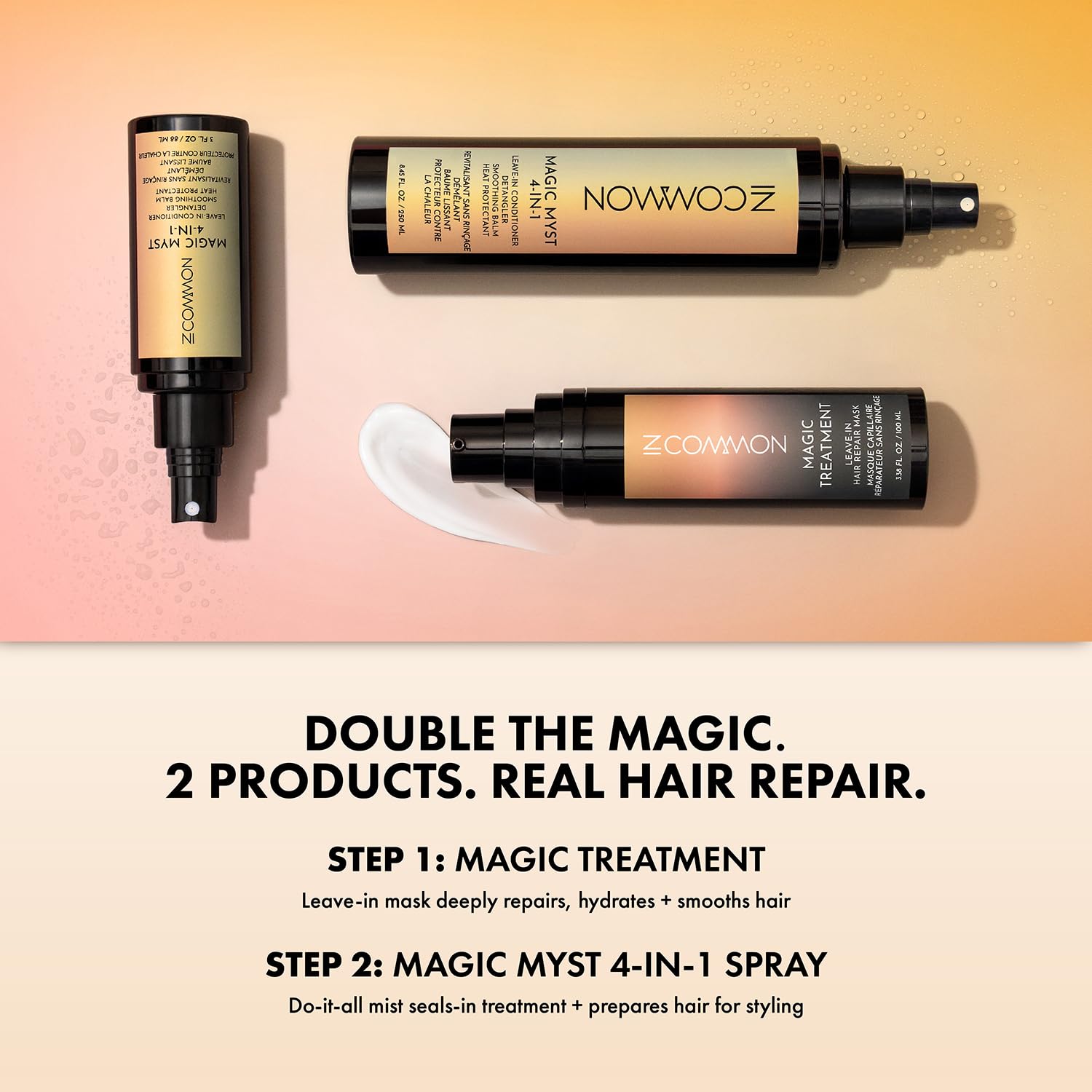 IN COMMON Magic Myst damp-hair prep for protected styling
