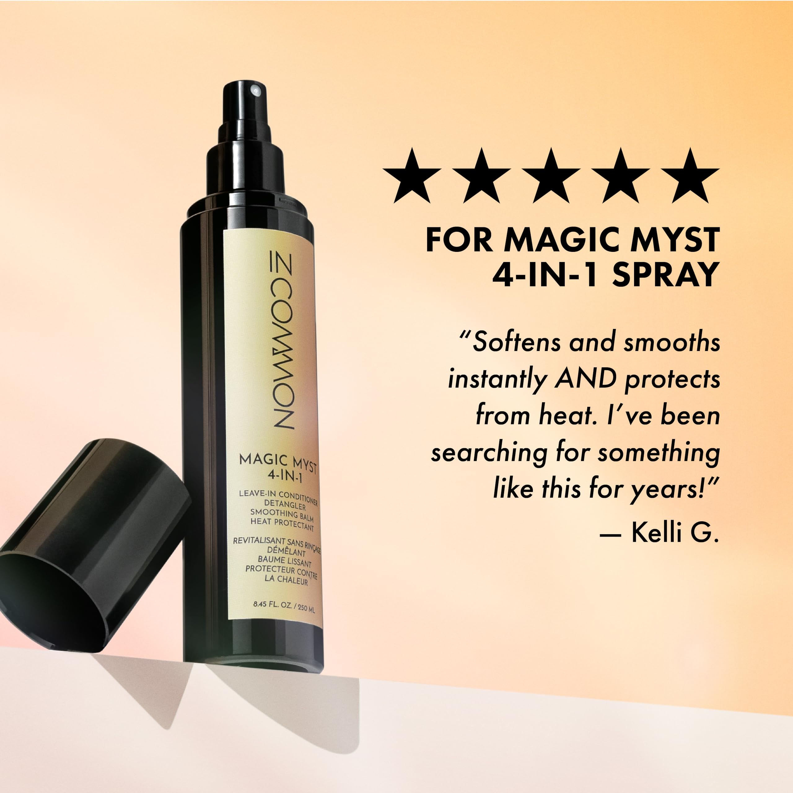 IN COMMON Magic Myst moisture balance keeps hair soft and hydrated