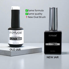 IN.HYPE base goma elastica, aplicación suave para alisar y preparar arte.
