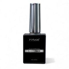 IN.HYPE base goma elastica, bote visible, adherencia mejorada para uñas duraderas.