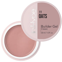IN.HYPE UV/LED hard builder gel bottle for Oats Nude #11, ideal for extensions