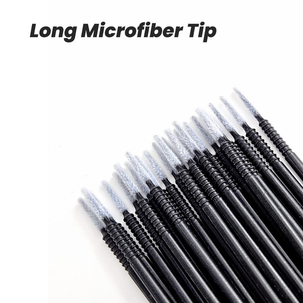 Inartato micro-applicators with black and white tips for lint-free precision.
