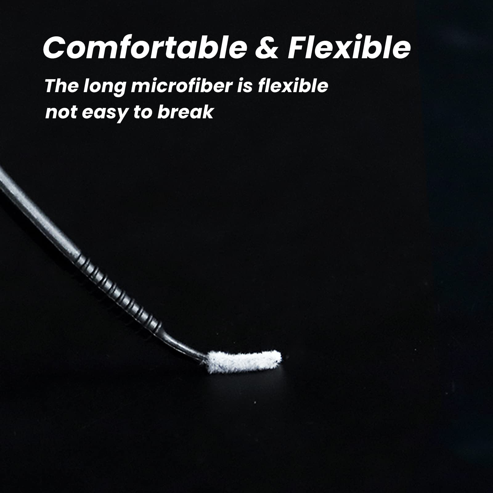 Inartato long-tip design boosts absorption for precise lash line work.