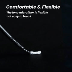 Inartato long-tip design boosts absorption for precise lash line work.
