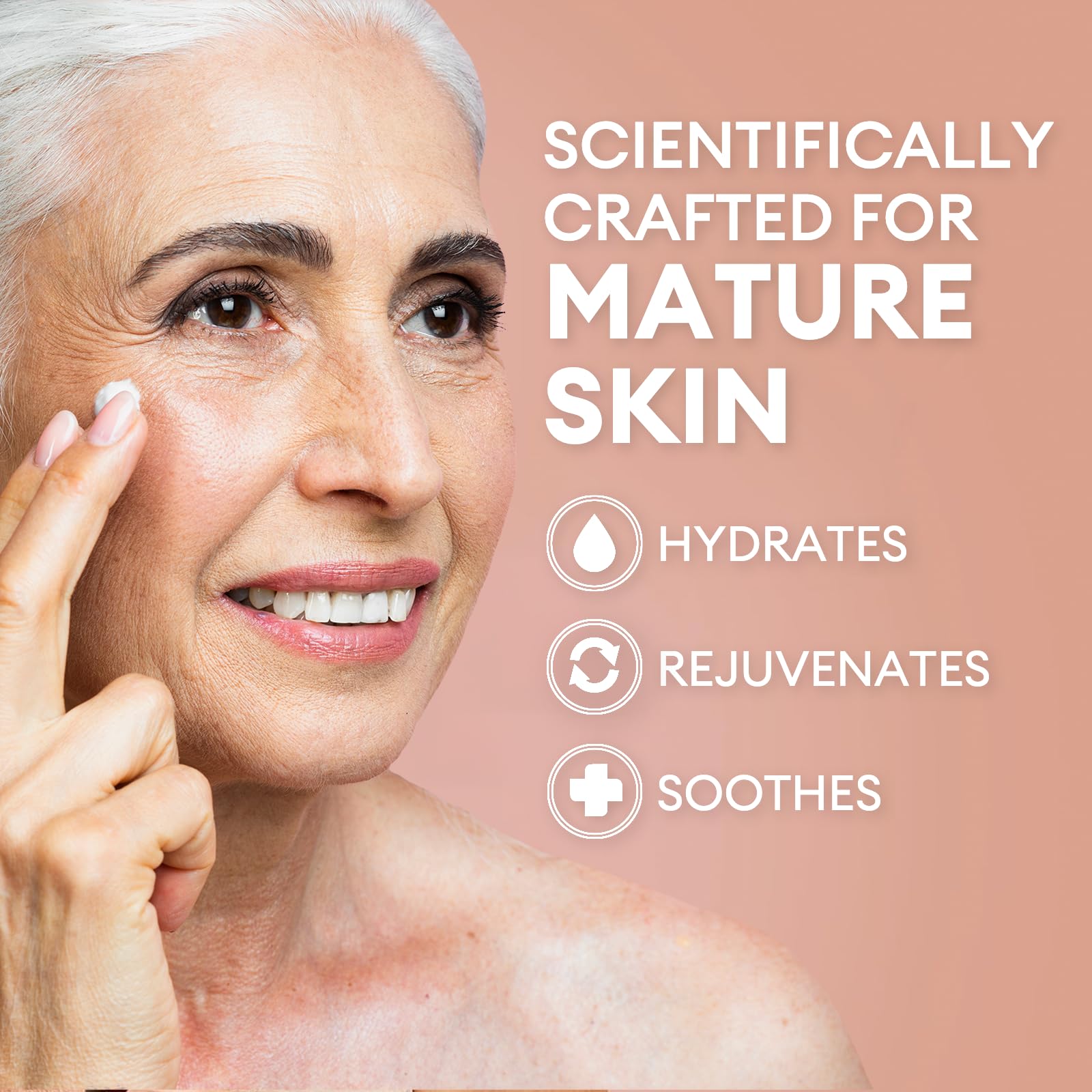 Inblair Rejuvenate Serum being applied for enhanced hydration and smoother texture