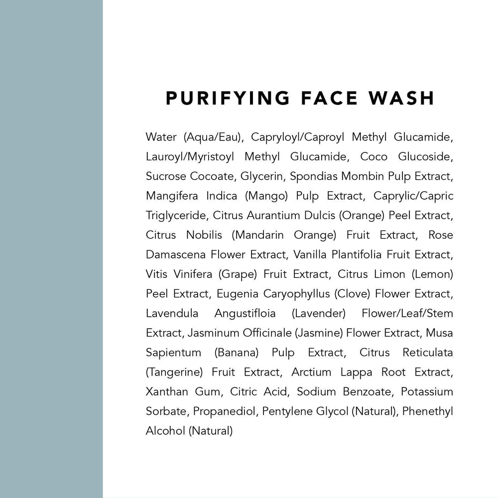 Indie Lee Purifying Face Wash packaging showcases clean minimal branding