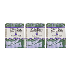 Indigo Wild Zum Lavanda Menta, jabón barra para manos y cuerpo con aroma calmante.