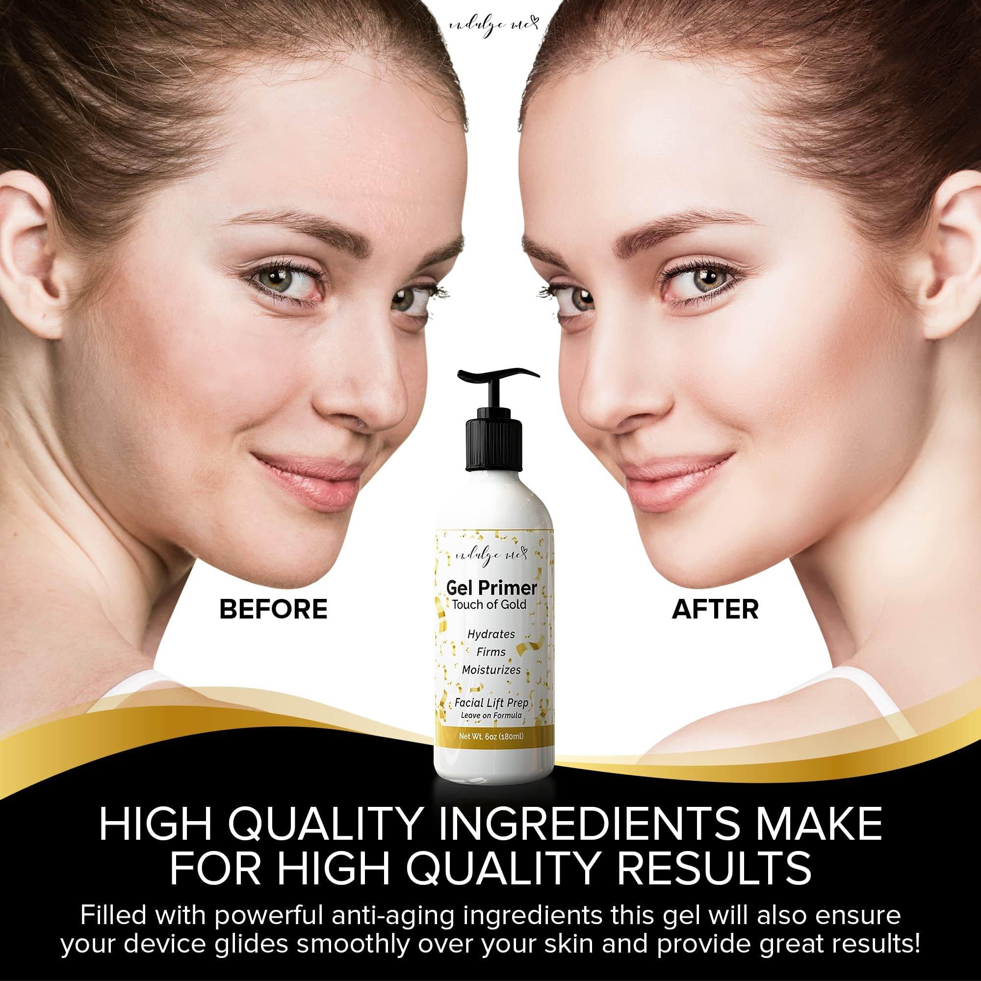 IndulgeMe Conductive Gel with collagen peptide boosts elasticity for a smoother look