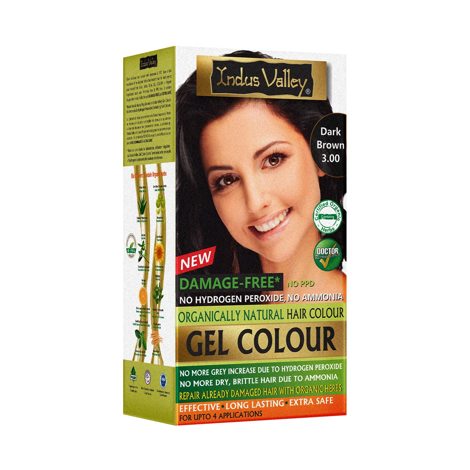 INDUS VALLEY damage-free packaging, easy at-home use with complete gray coverage.