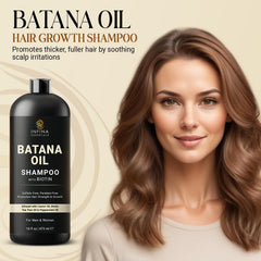 INFINA ESSENTIALS Batana Oil Shampoo: Batana y árbol de té para fortalecimiento desde la raíz.