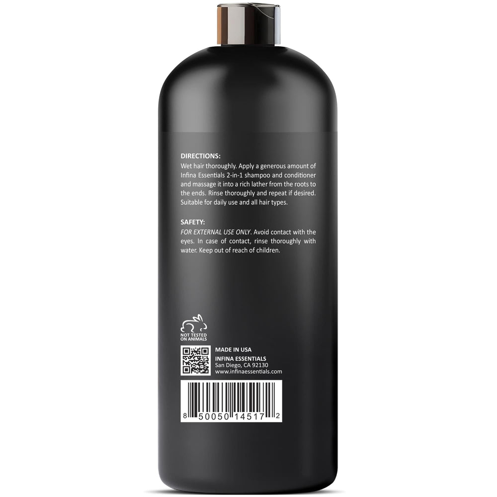 Producto 2-en-1 de INFINA ESSENTIALS para hombres y mujeres.