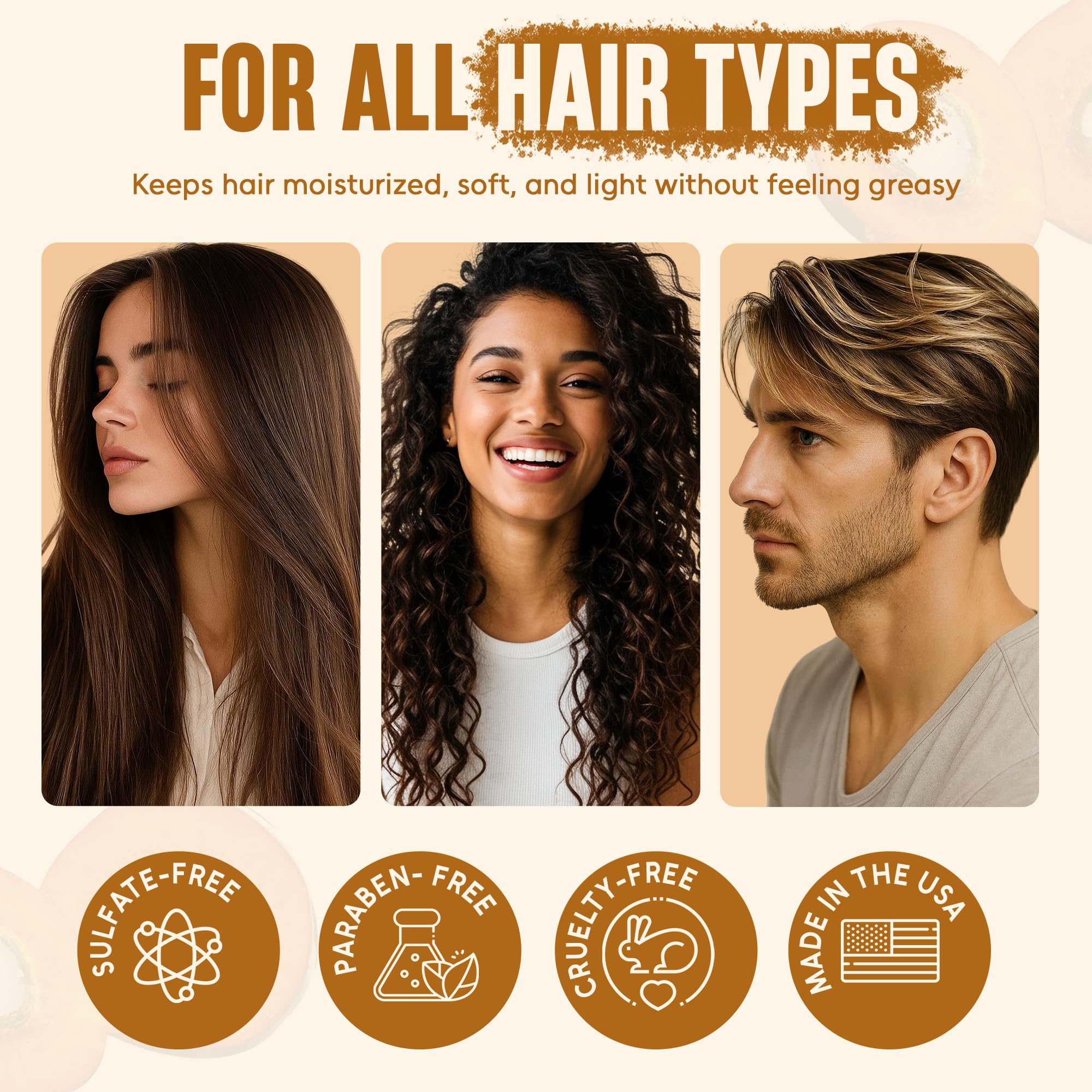 INFINA ESSENTIALS Conditioner application demonstrates easy detangling.