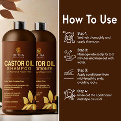 Infina Essentials Peppermint Oil swirls, delivers invigorating scent for a revitalized wash.