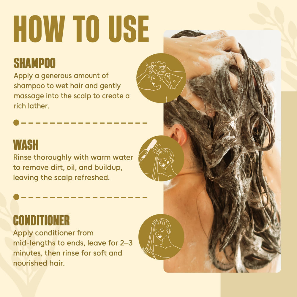 Tea Tree oil droplets with shampoo close-up for clarifying cleanse