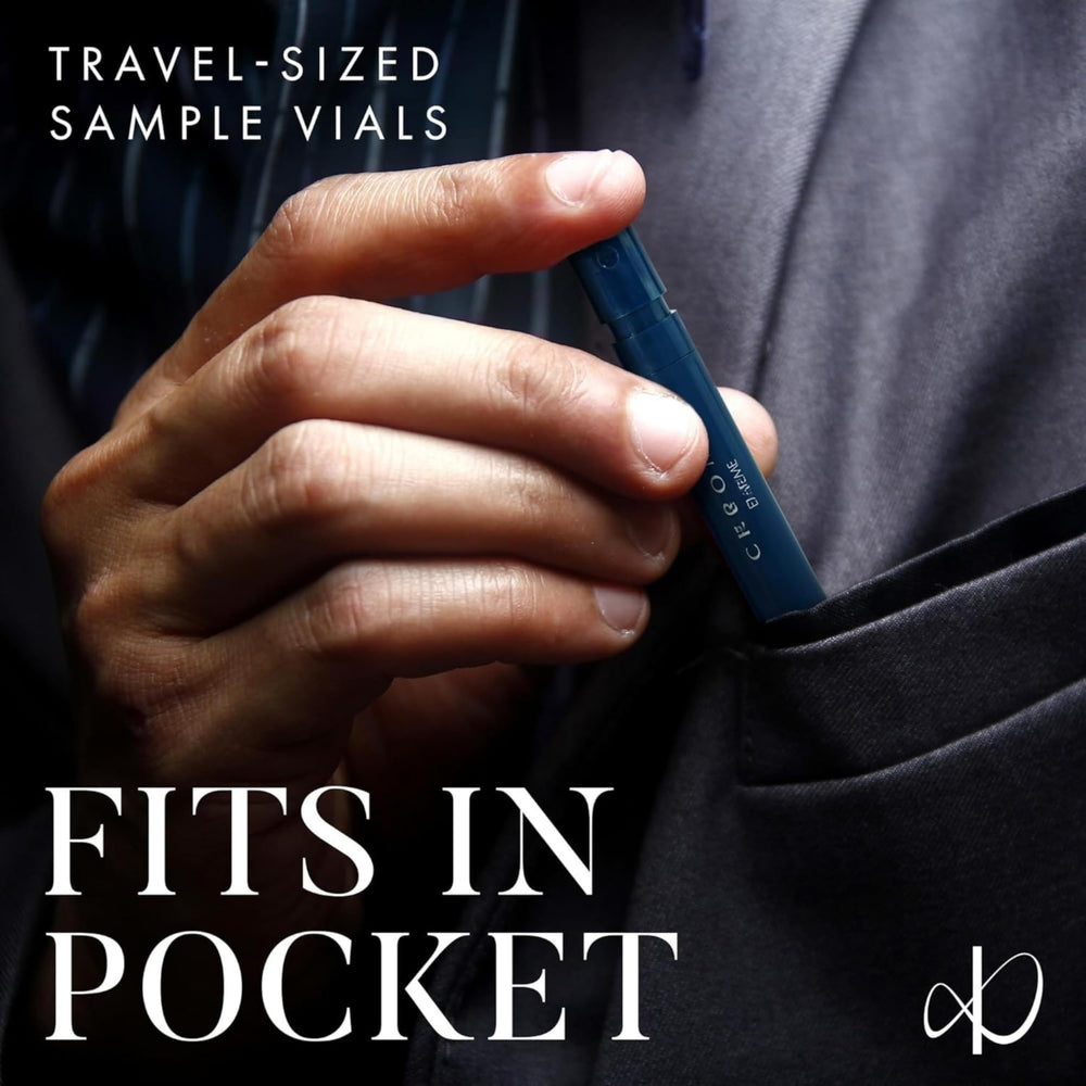 Compact packaging and vials highlight portability and variety from Infinite Scents.