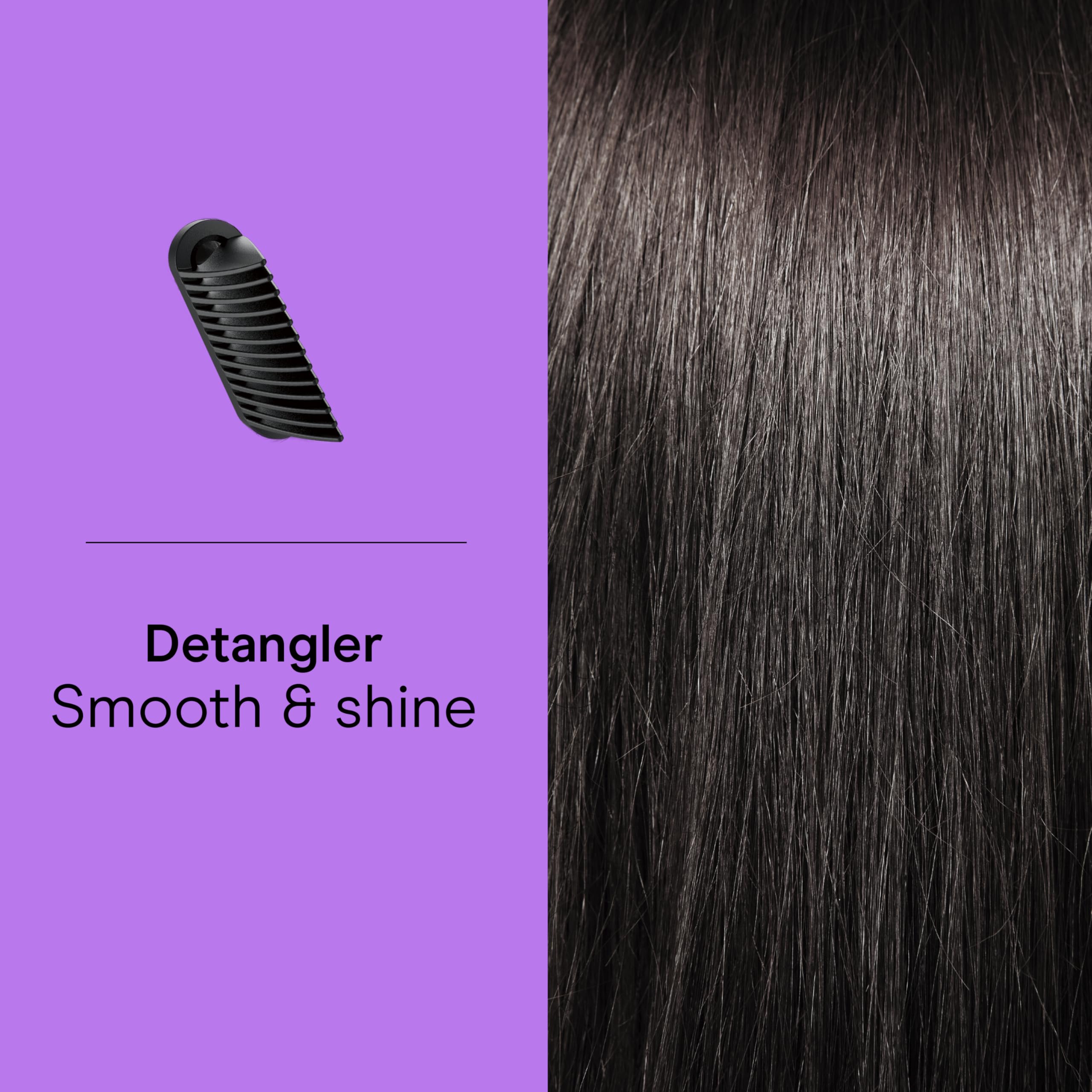 Infiniti PRO by Conair DigitalAIRE drying wand anti-frizz plasma tech close-up.