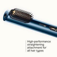 Infiniti PRO by Conair DigitalAIRE drying wand with heat settings display shows customization.