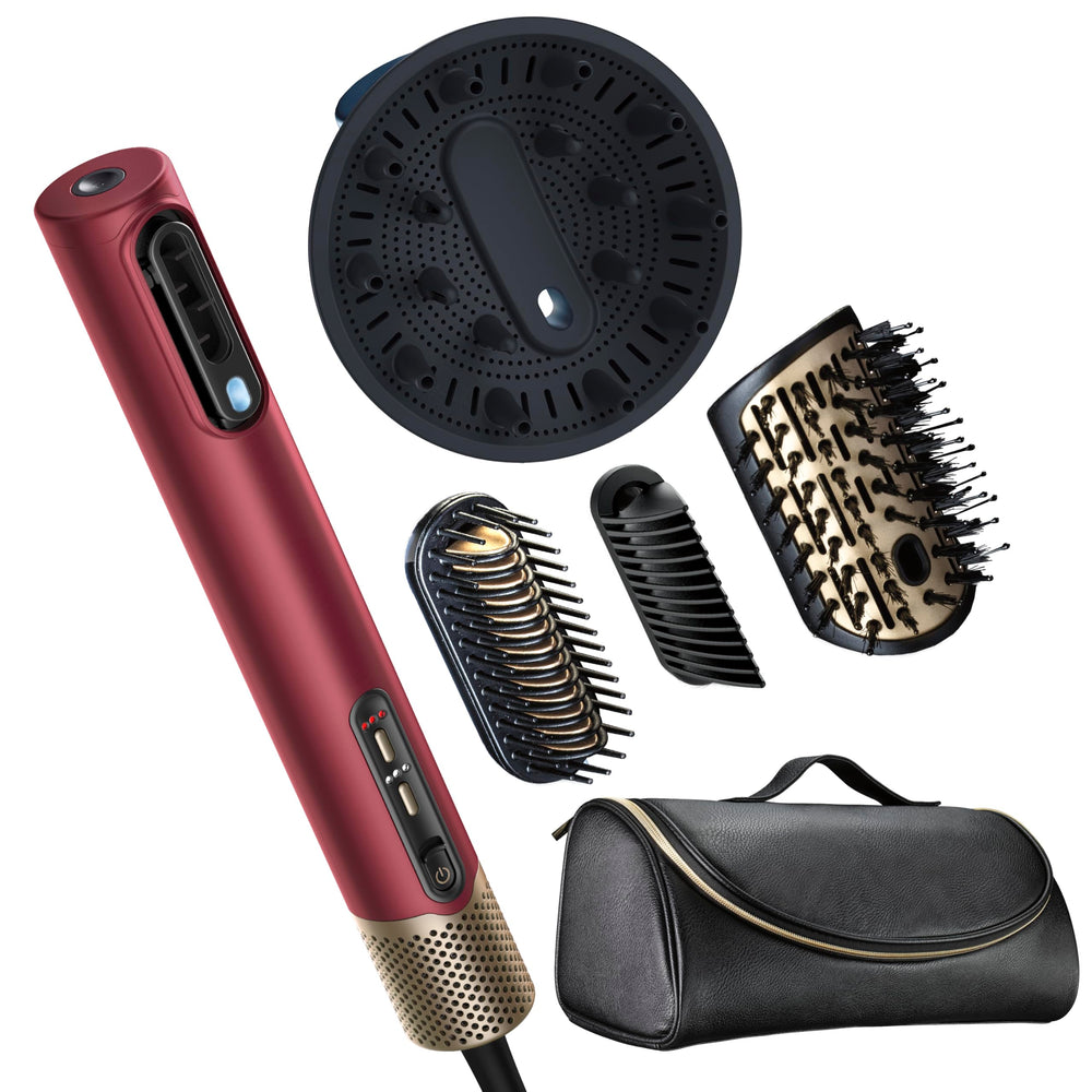 InfinitiPRO by Conair 5-in-1 wand shown for quick, salon-like styling at home.