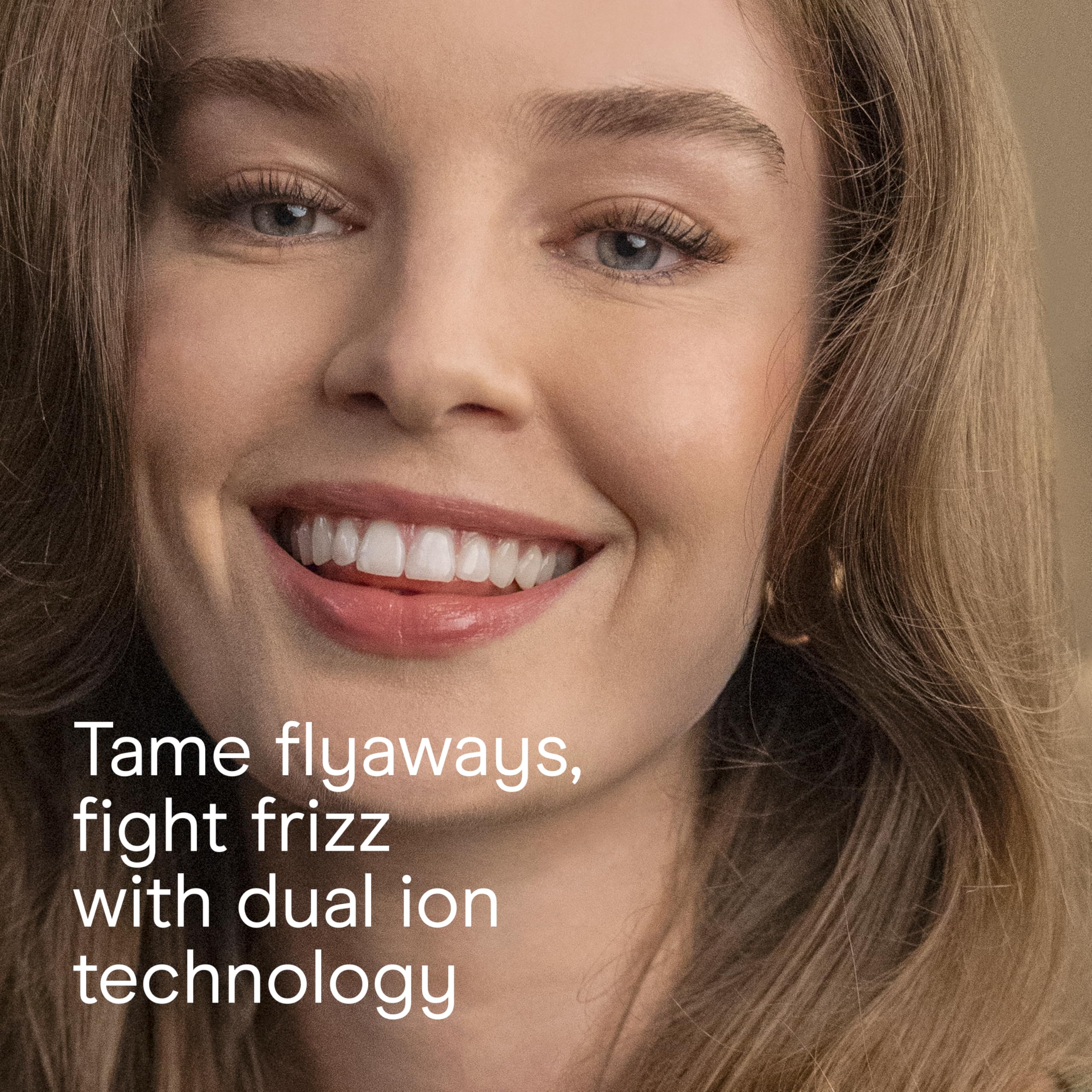 InfinitiPRO advanced plasma technology illustration showing frizz reduction.