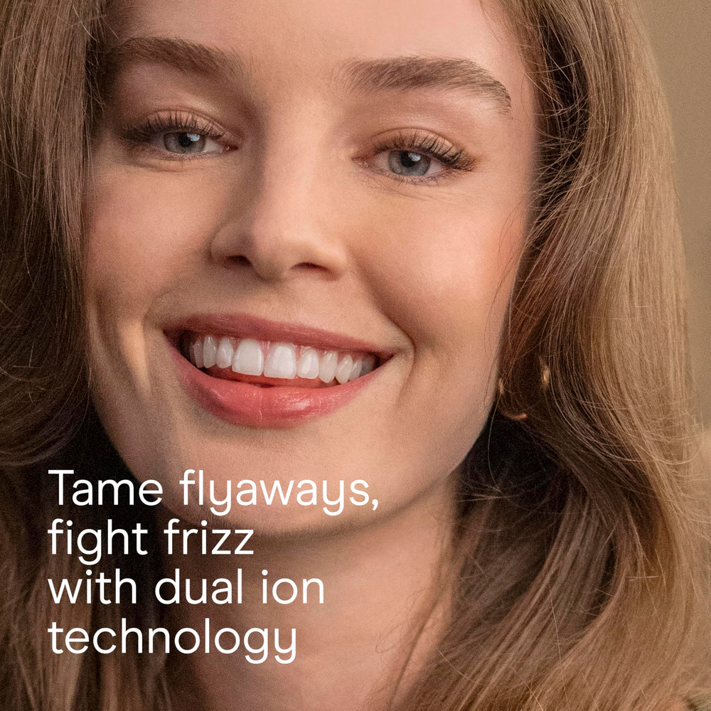 InfinitiPRO advanced plasma technology illustration showing frizz reduction.
