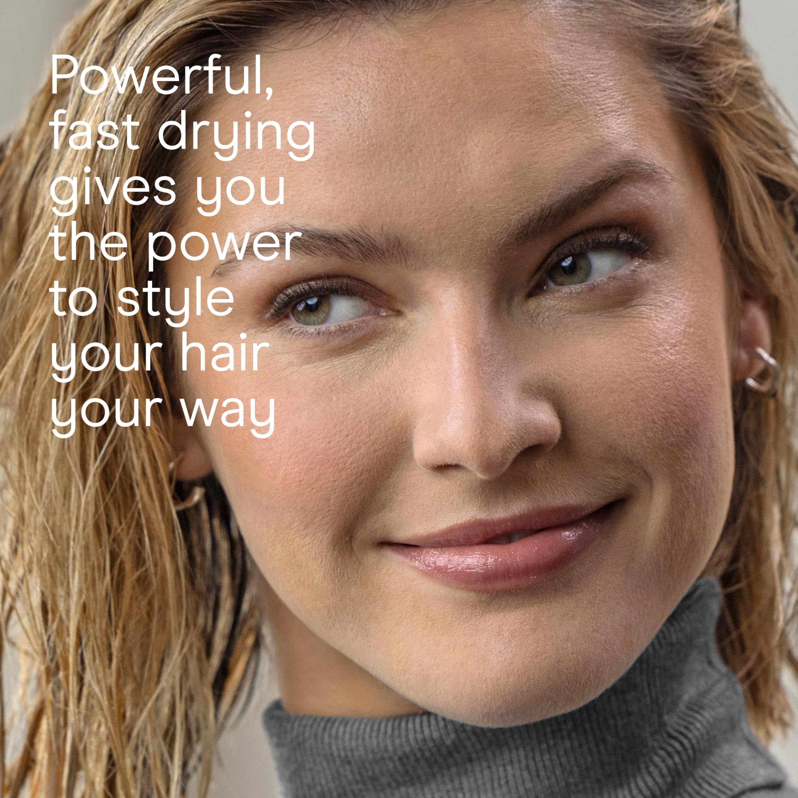 InfinitiPRO digital motor detail highlights fast drying performance.