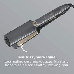INFINITI PRO by CONAIR flat iron heat settings 5 for versatile styling options.