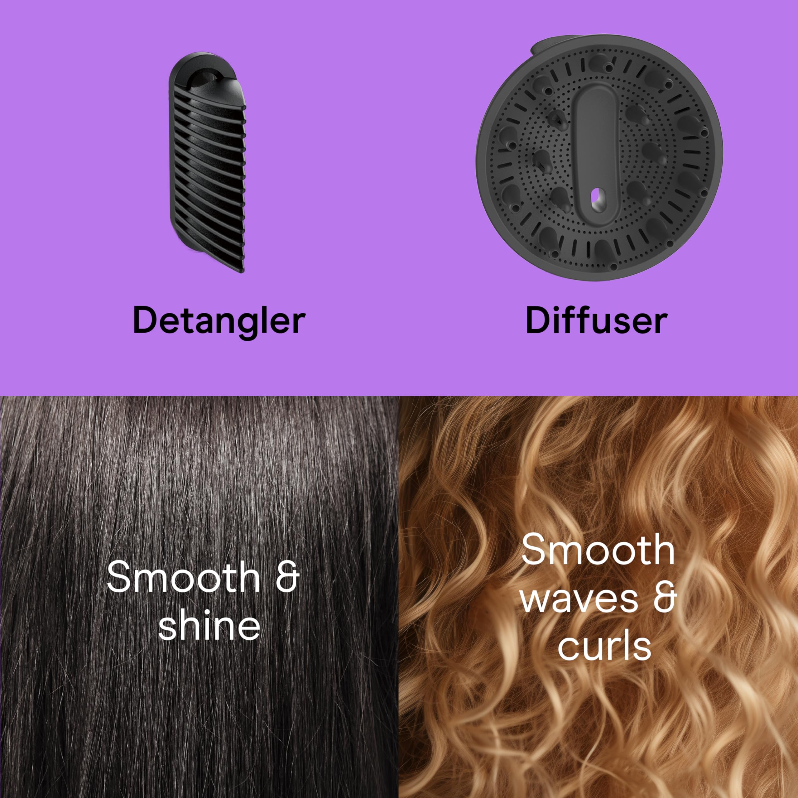 InfinitiPRO heat settings display with adjustable temperature levels.