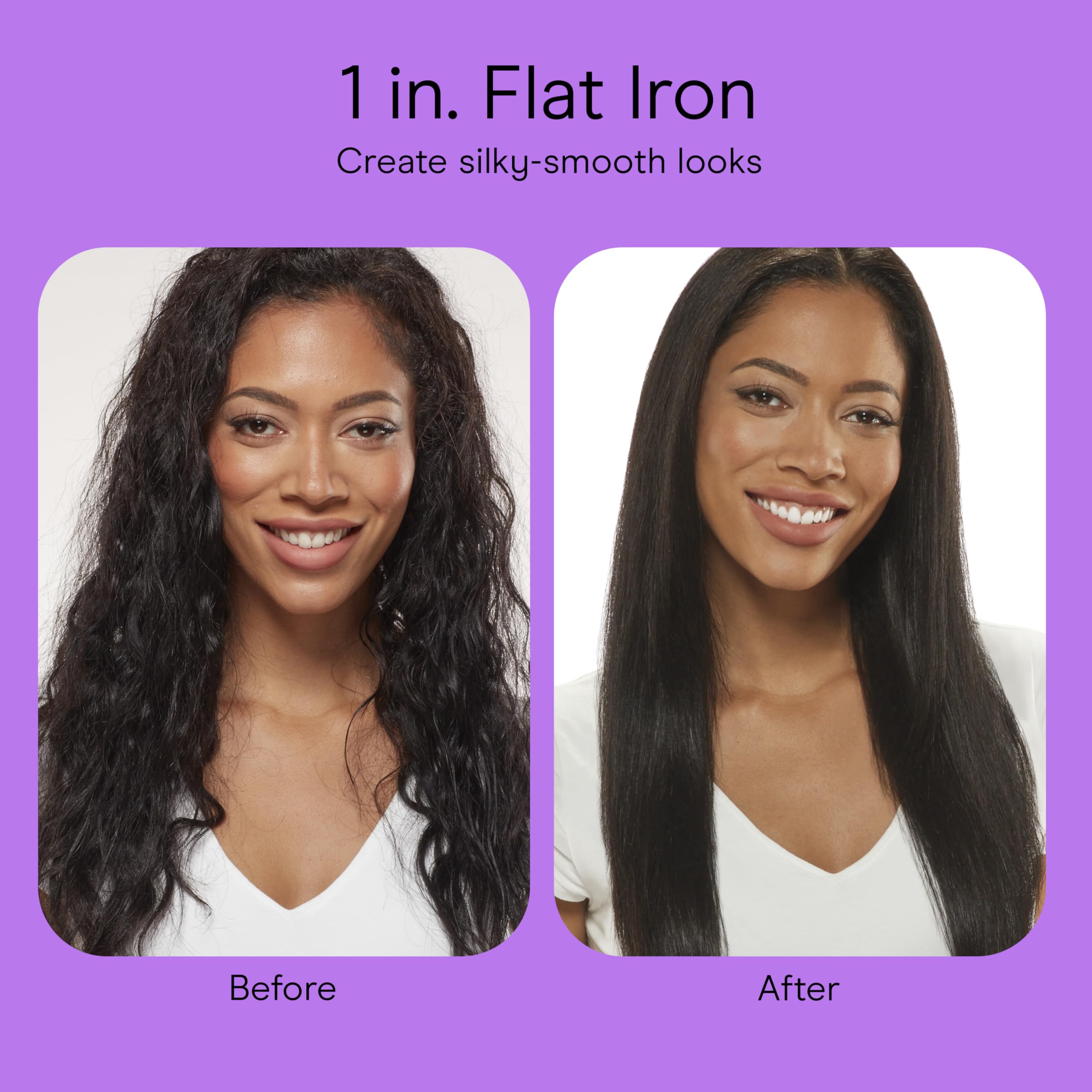 INFINITI PRO BY CONAIR rose gold flat iron ideal for quick daily styling.