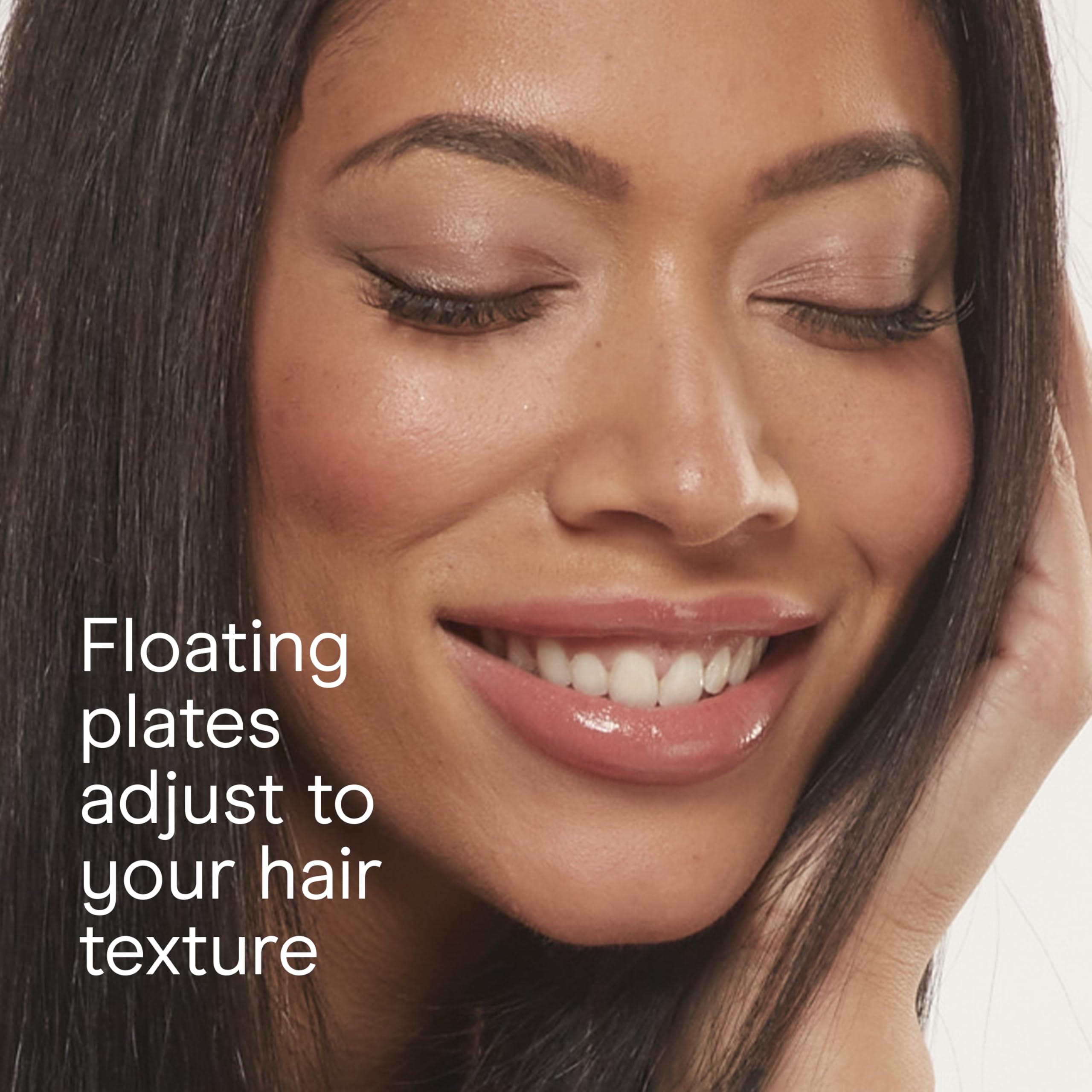 INFINITI PRO BY CONAIR rose gold flat iron heats up in about 15 seconds.