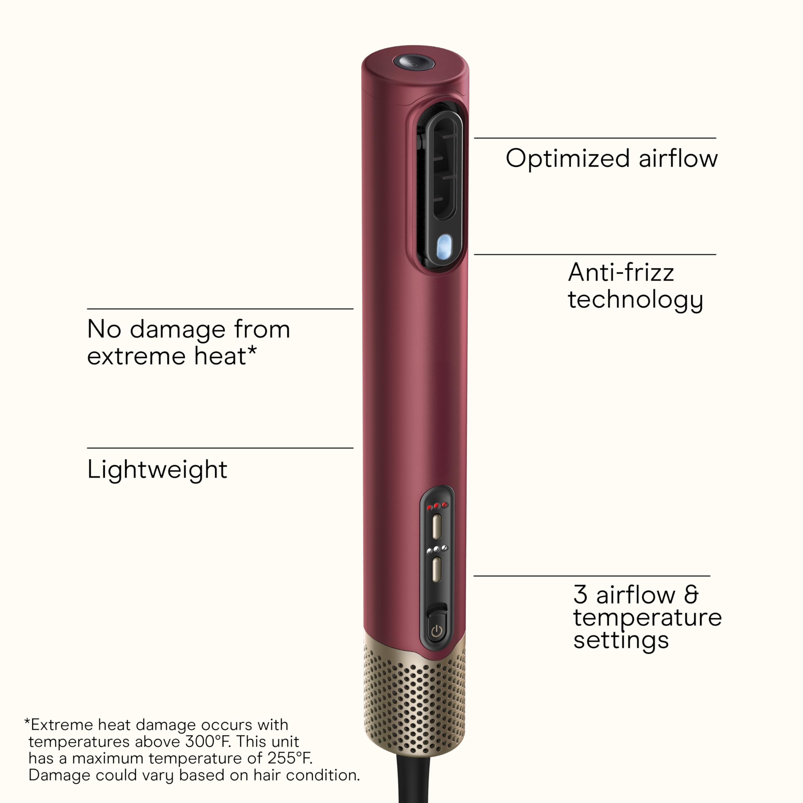 InfinitiPRO smoothing comb attachment delivering sleek straightening and frizz control.