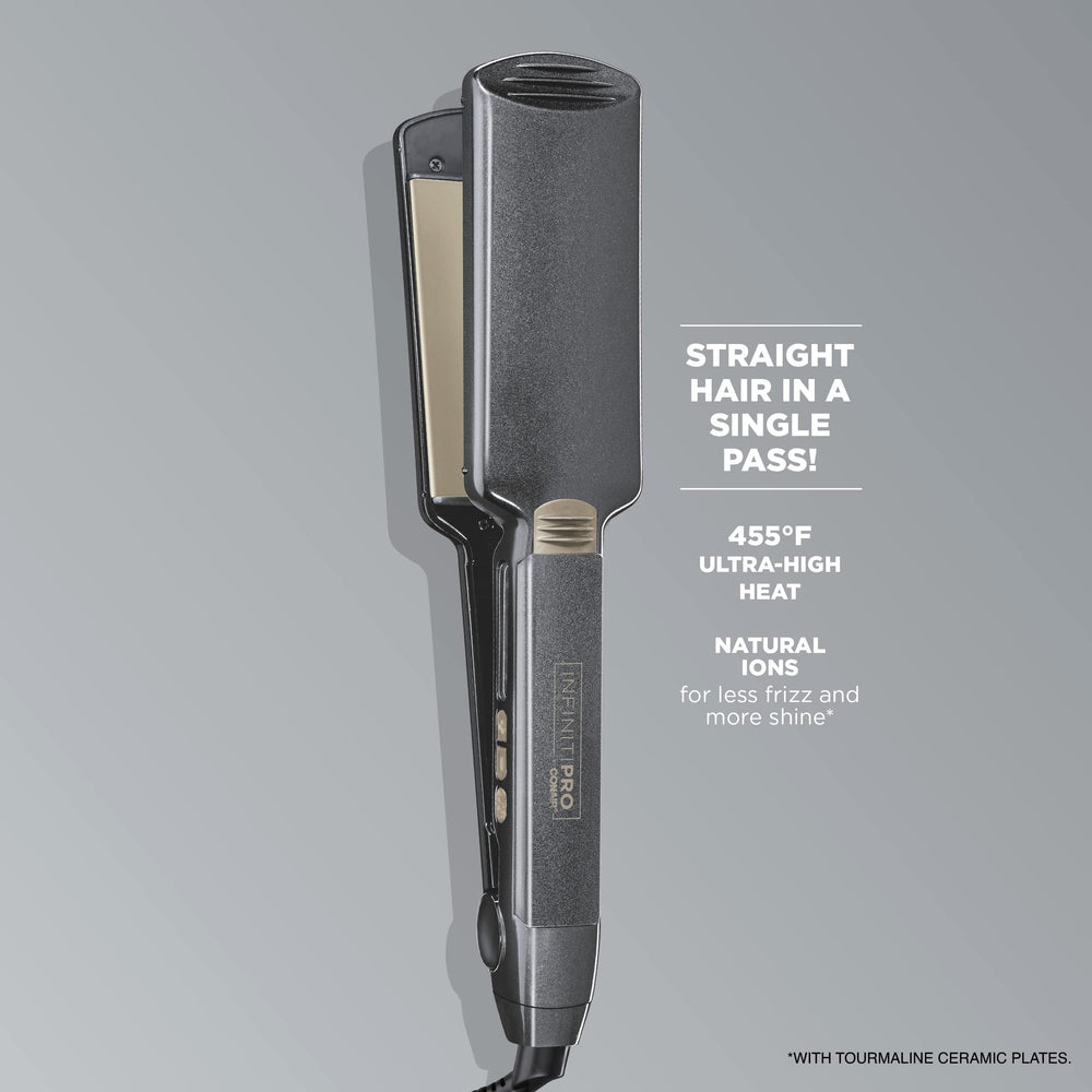 INFINITI PRO by CONAIR true ceramic heater delivers consistent heat with minimal hotspotting.