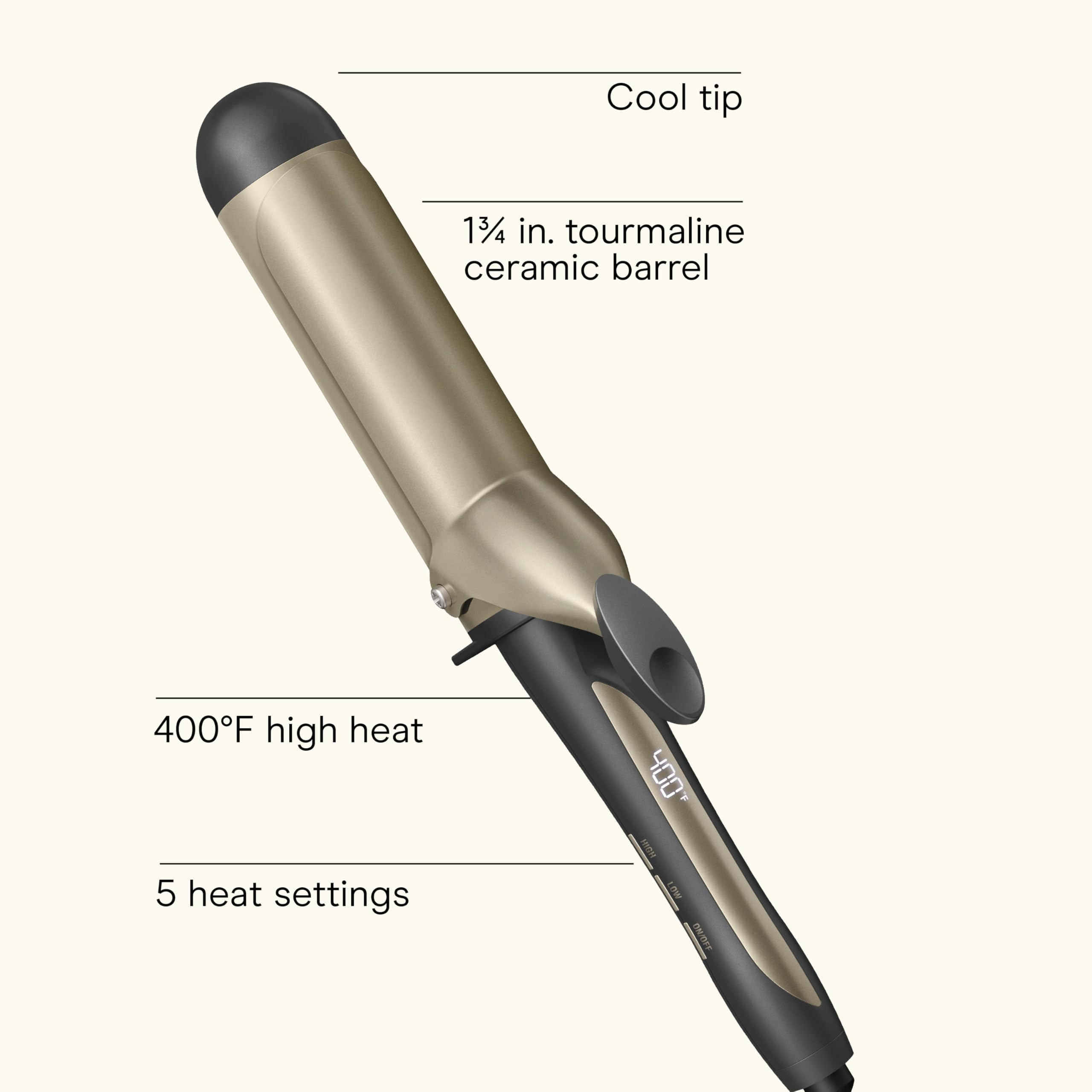 InfinitiPRO by Conair digital LED display helps dial your perfect temperature