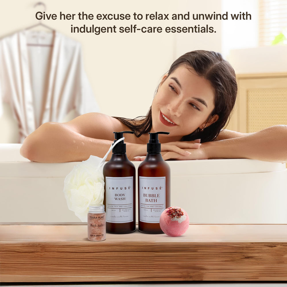 INFUSÉ bath salt image for calming aromatic soaks