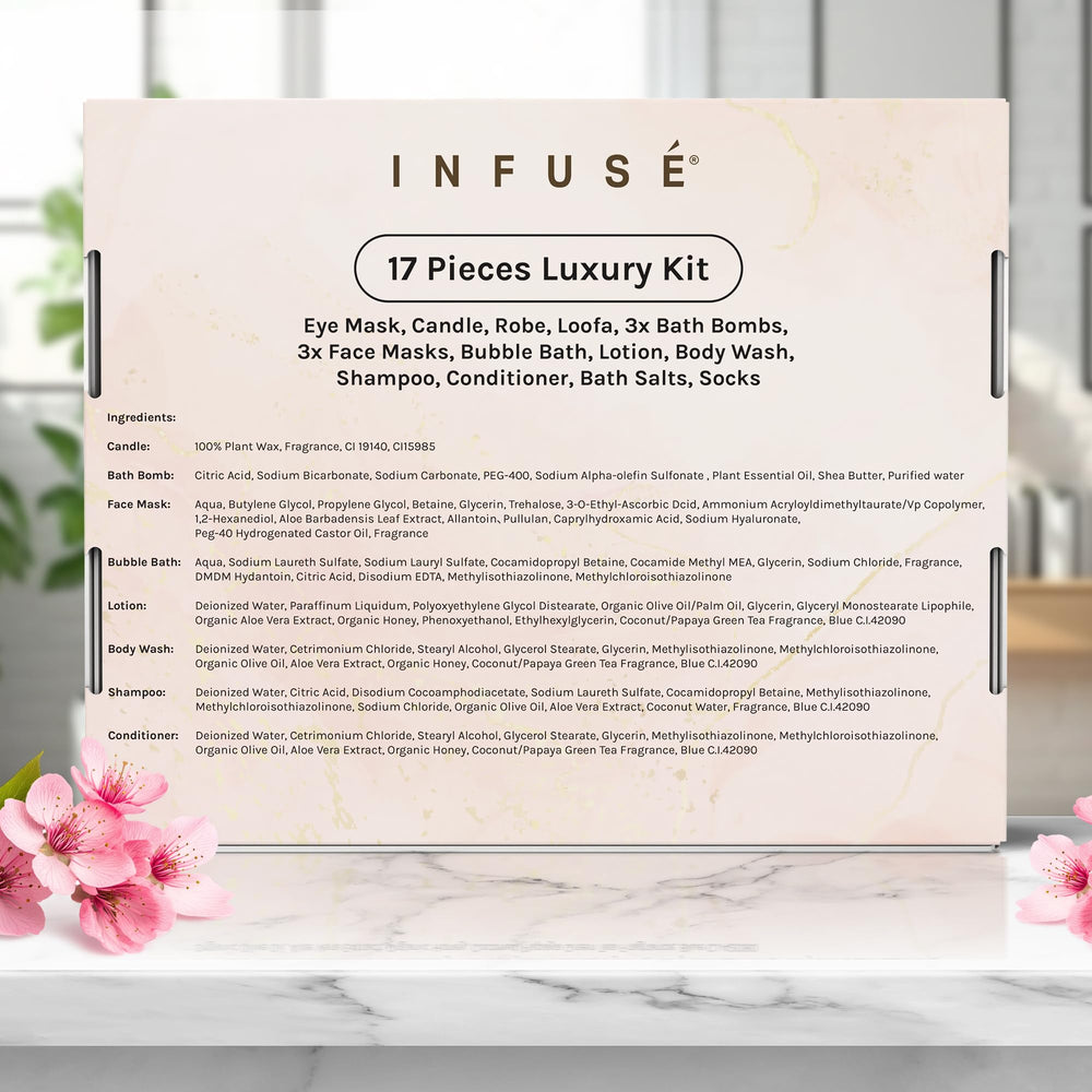 INFUSÉ eye mask image for restful sleep and downtime